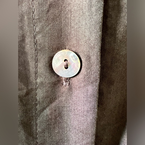 Zara Shirt Midi Dress Dark Gray -XS - Picture 7 of 8